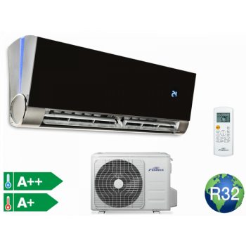   Fisher Art FSAUIF-Art-93AE3 / FSOAIF-Art-93AE3 B Antracit szürke oldalfali split klíma szett. 2.64 kW  (FSAUIF-Art-93AE3 /  FSOAIF-ART-93AE3) Raktáron.