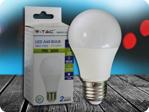 LED égő 4W  E27 normál 