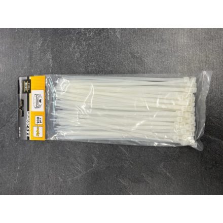 Kábelkötegelő 3,6x200mm MN-04-085 ( 100db/csomag )
