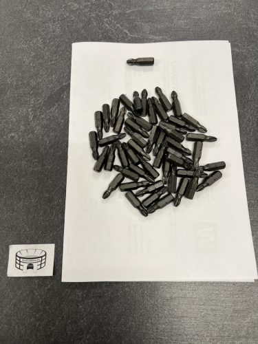 Bitfej Profi behajtóhegy  S2 nagy szilárdságú acél R BIT PZ-2 USH INDUSTRY/50 IPARI felhasználású PZ-2 behajtó hegy (25mm)