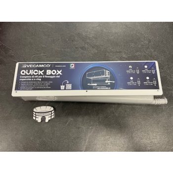   Klíma szerelődoboz Vízszintes ( variálható kondenzvíz kivezetés ) 430 x 108 x 50mm QUICK BOX