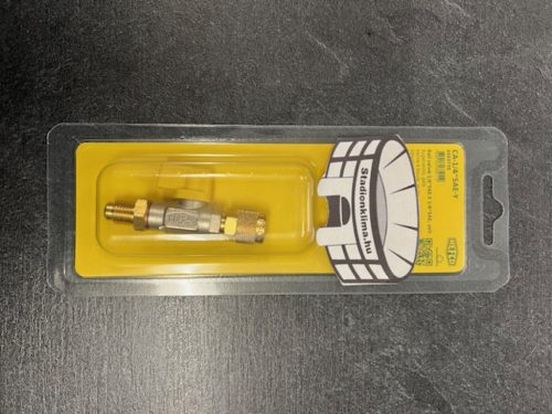 Szervízcsap ( Refco ) 1/4" Sárga.