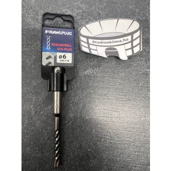   Fúrószár 6 x 110mm  ( Betonvas) 612829 RT-SDSR-6/110 Rebardrill SDS-Plus 
