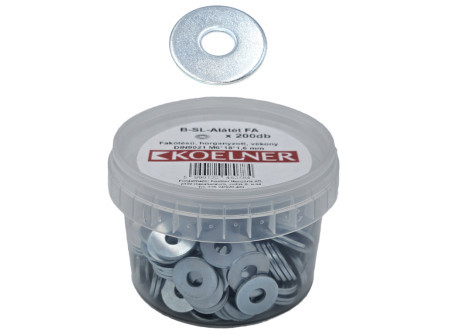 M12 mm Fakötésű alátét kördobozos  66493. B-SL-ALATET-FA / 9021  ( M12 x 37 x 3 mm  40 db / dob )