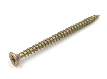 Forgácslap csavar  6 x 70 mm sárga horg. ( 04336 KO-UC-6070 koelner ) 1db  