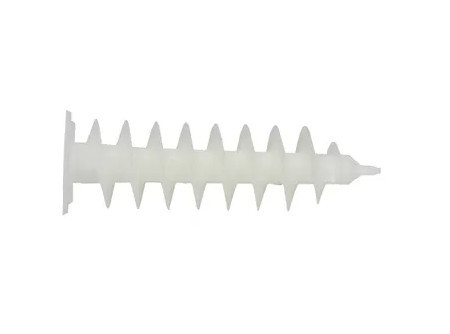 Csavarmenetes polisztirol dübel  90  (polipropilén)   58655.   10 cm-es,  csavar: 4,5 mm 