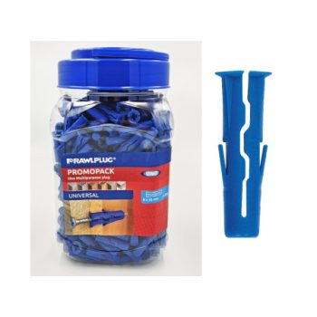   Univerzális tipli kék ( minden anyaghoz alkalmas műanyag tipli )   64510  R-C11-UNOBLU  8 x 32 mm ( 500 db / doboz )