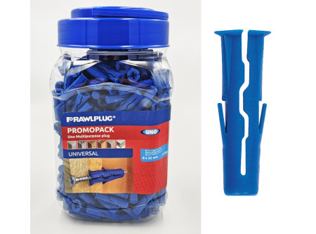 Univerzális tipli kék ( minden anyaghoz alkalmas műanyag tipli )   64510  R-C11-UNOBLU  8 x 32 mm ( 500 db / doboz )