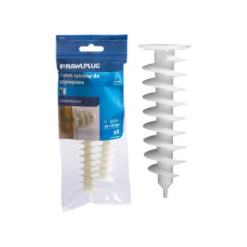   Csavarmenetes Polisztirol dűbel 80 mm-es TORX-40  64617   R-S11-ISOPLUG80/4.   ( 4 db / csomag ) 