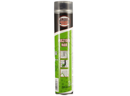 Pisztolyra szerelhető purhab. 750 ml ( 45l / térfogat ) 12 db / karton 