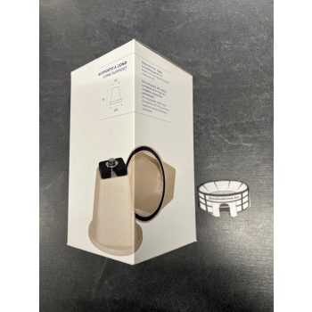   KLÍMATARTÓ LÁB, REZGÉSCSILLAPÍTÓ GUMIBAKKAL, Konzol  (FEHÉR, 500 KG-IG), 
( 105x95x55mm 4db/szett csavarszett + rezgés csill.gumi ) 