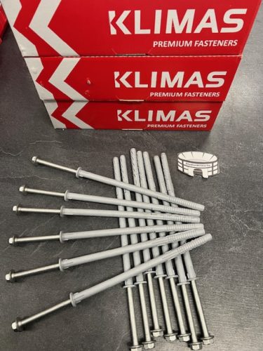 Prémium dübel csavar + tipli 10x160 mm ( Szürke ) Db
( TORX )
