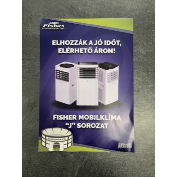   Fisher FP-90JE4-RW  Mobil klímaberendezés 2,6kW R290 infra távirányítóval, Wifi.