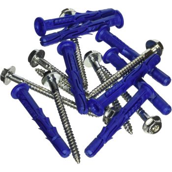 Prémium dübel csavar + tipli 10x200 mm (Rawlplug) Kartonra